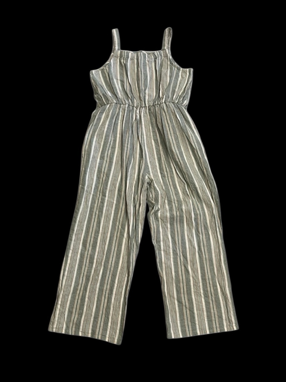 OshKosh B'gosh Gray & White Striped Girls' Cropped Jumper - Picture 4 of 6